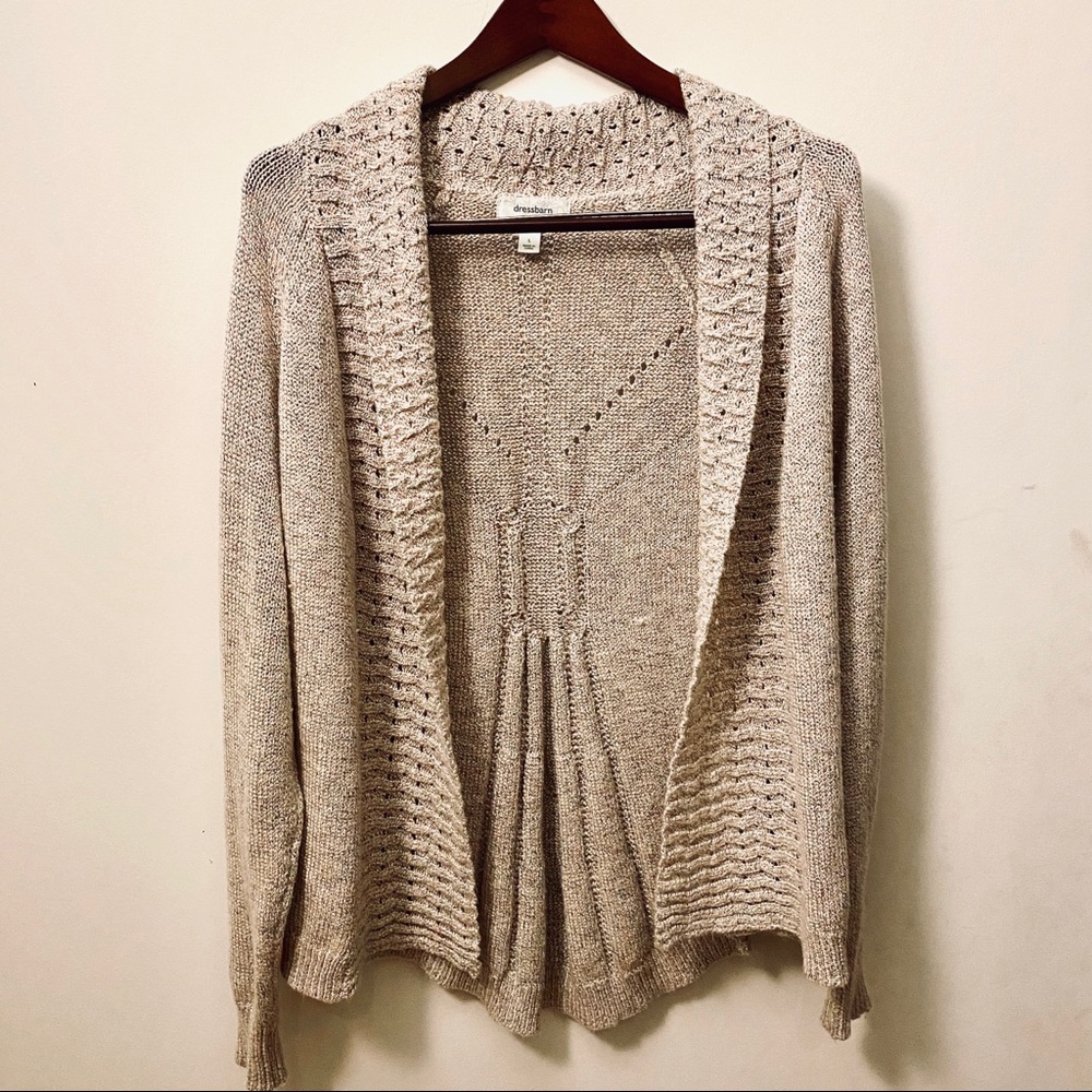 Dress Barn knit cardigan sweater size Large